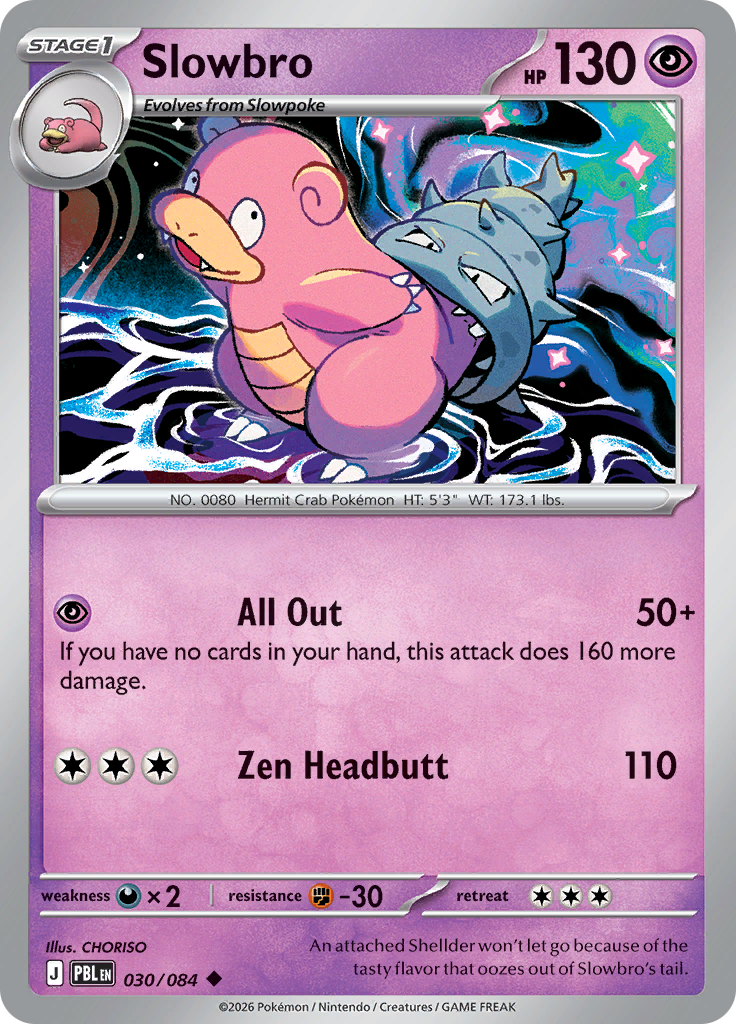 Slowbro 030 — Pitch Black (English Pokémon TCG card)
