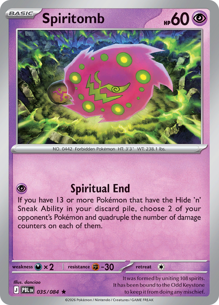 Spiritomb 035 — Pitch Black (English Pokémon TCG card)