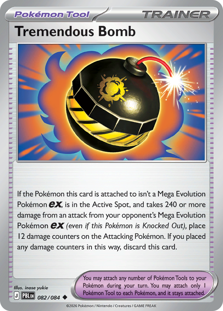 Tremendous Bomb 082 — Pitch Black (English Pokémon TCG card)
