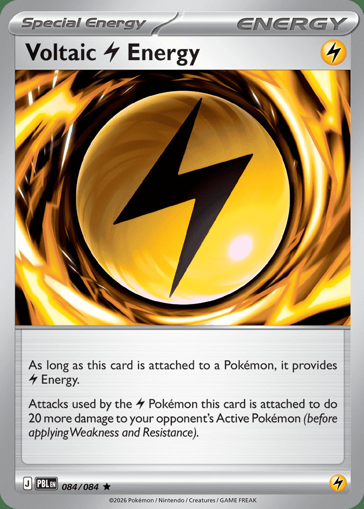 Voltaic Lightning Energy 084 — Pitch Black (English Pokémon TCG card)