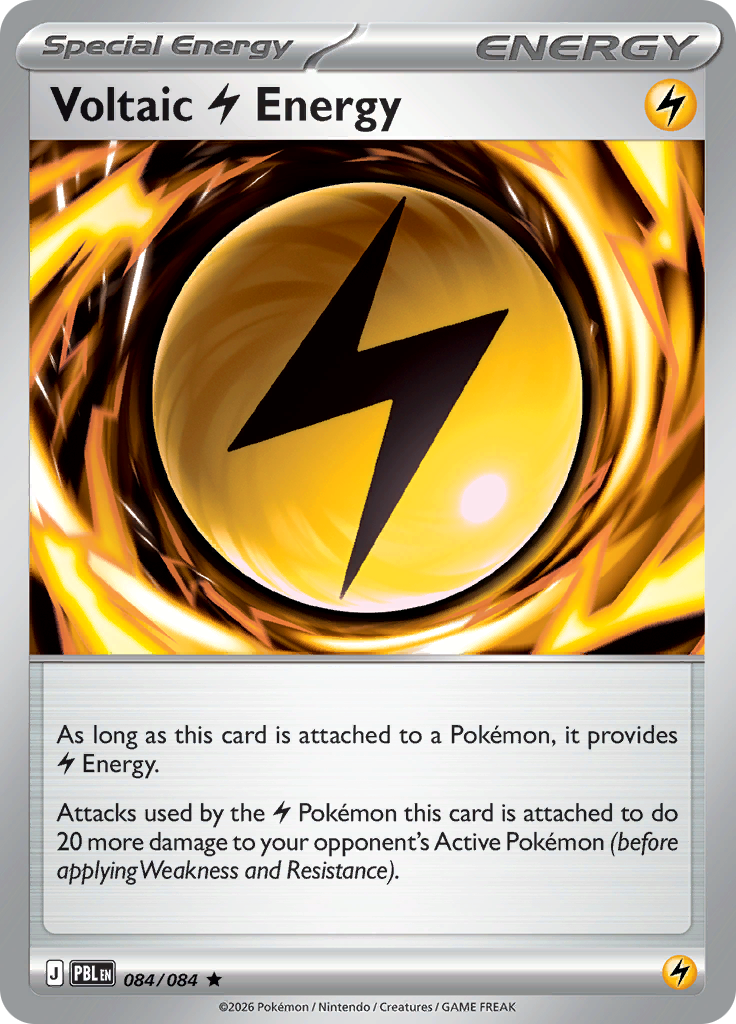 Voltaic Lightning Energy 084 — Pitch Black (English Pokémon TCG card)