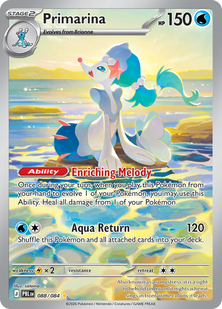 Primarina 088 — Pitch Black (English Pokémon TCG card)