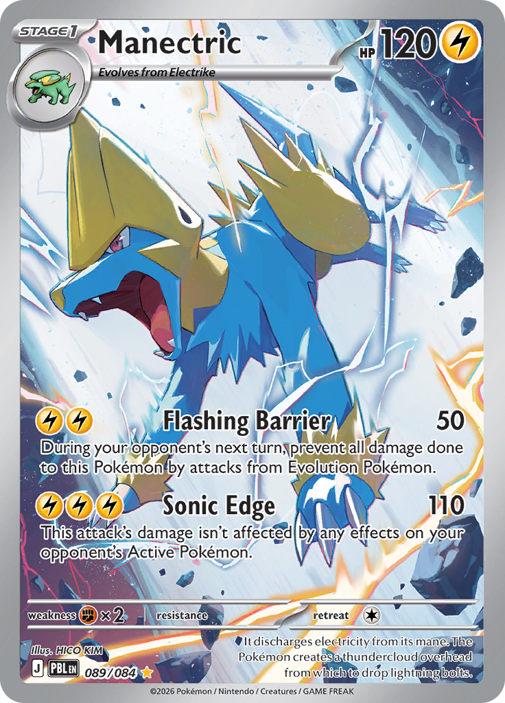 Manectric 089 — Pitch Black (English Pokémon TCG card)