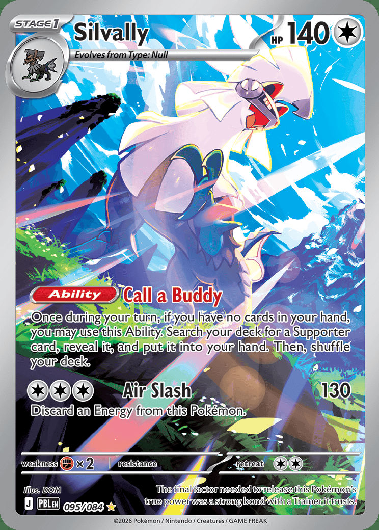 Silvally 095 — Pitch Black (English Pokémon TCG card)