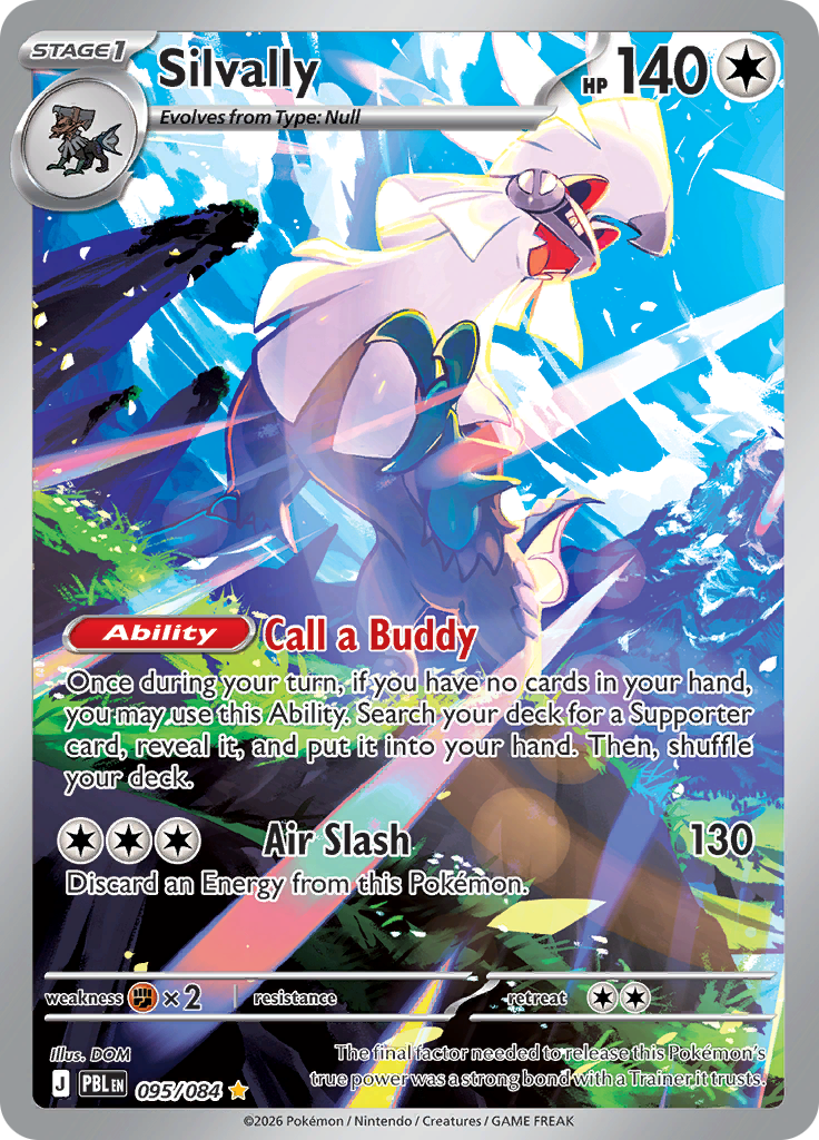 Silvally 095 — Pitch Black (English Pokémon TCG card)