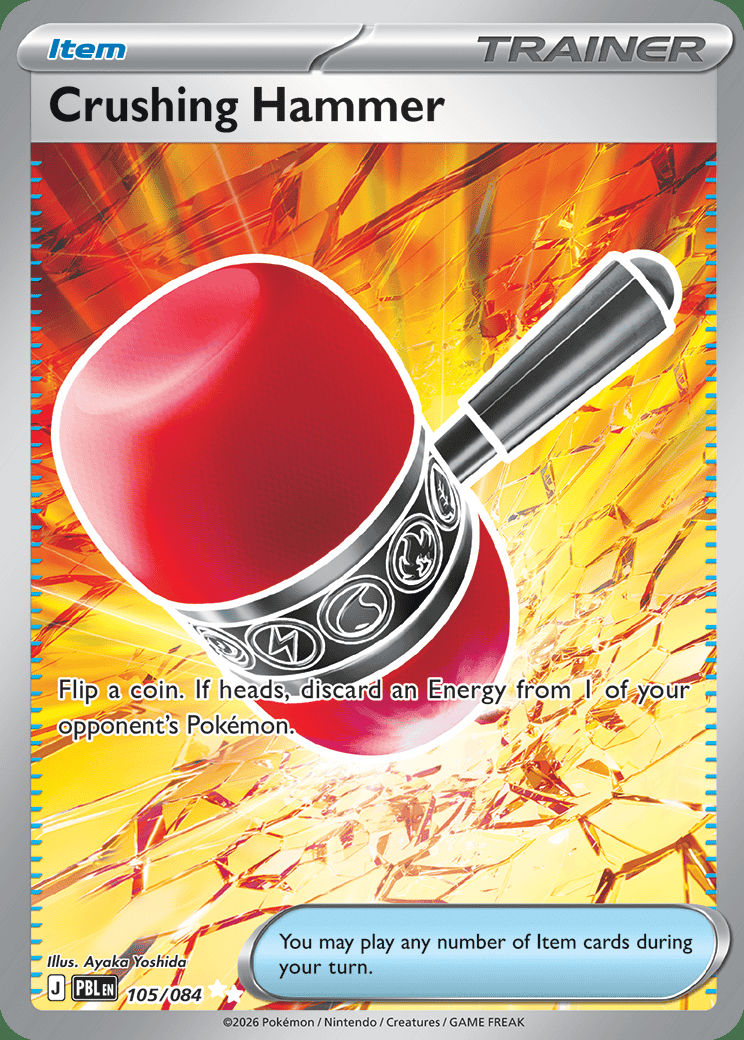 Crushing Hammer 105 — Pitch Black (English Pokémon TCG card)