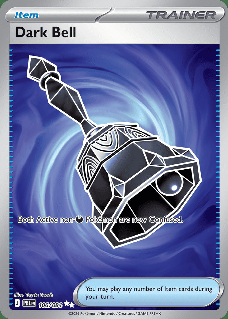 Dark Bell 106 — Pitch Black (English Pokémon TCG card)