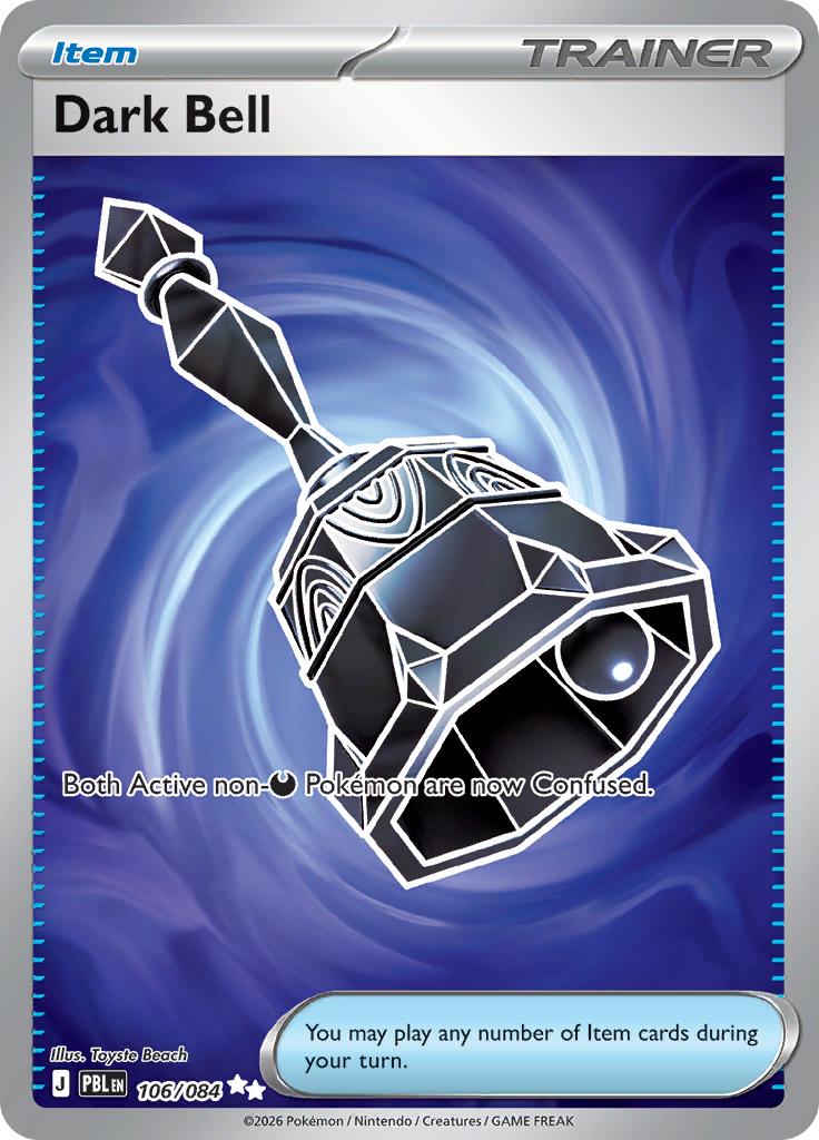 Dark Bell 106 — Pitch Black (English Pokémon TCG card)