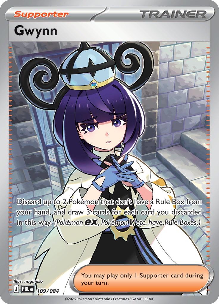 Gwynn 109 — Pitch Black (English Pokémon TCG card)