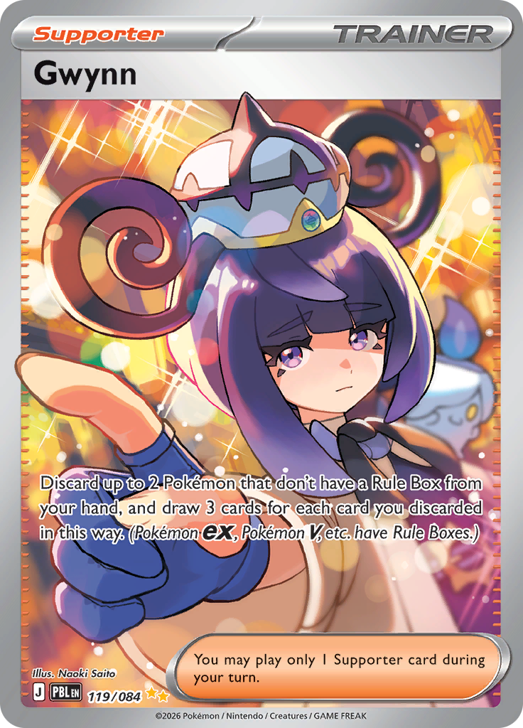 Gwynn 119 — Pitch Black (English Pokémon TCG card)