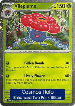 Vileplume 003 — Phantasmal Flames: Additionals (English Pokémon TCG card)
