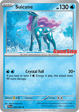 Suicune 026 — Phantasmal Flames: Additionals (English Pokémon TCG card)