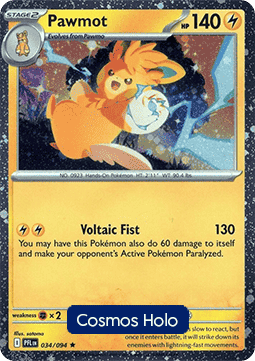 Pawmot 034/094 — Phantasmal Flames: Additionals (English Pokémon TCG card)