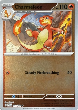 Charmeleon 012 — Phantasmal Flames: Additionals (English Pokémon TCG card)