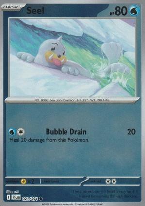 Seel 021 — Phantasmal Flames: Additionals (English Pokémon TCG card)