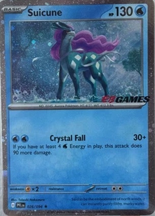Suicune 026 — Phantasmal Flames: Additionals (English Pokémon TCG card)