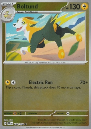 Boltund 031 — Phantasmal Flames: Additionals (English Pokémon TCG card)