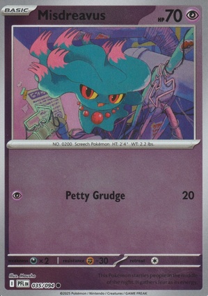 Misdreavus 035 — Phantasmal Flames: Additionals (English Pokémon TCG card)
