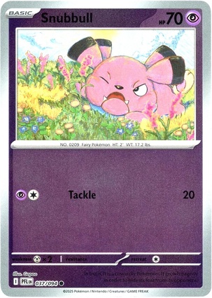 Snubbull 037 — Phantasmal Flames: Additionals (English Pokémon TCG card)