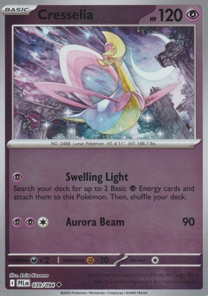 Cresselia 039 — Phantasmal Flames: Additionals (English Pokémon TCG card)