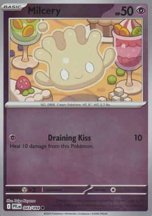 Milcery 043 — Phantasmal Flames: Additionals (English Pokémon TCG card)