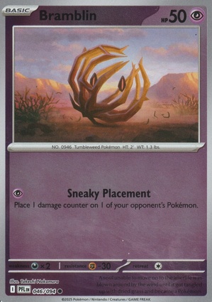 Bramblin 046 — Phantasmal Flames: Additionals (English Pokémon TCG card)