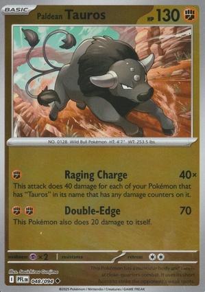 Paldean Tauros 048 — Phantasmal Flames: Additionals (English Pokémon TCG card)