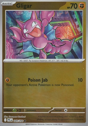 Gligar 049 — Phantasmal Flames: Additionals (English Pokémon TCG card)