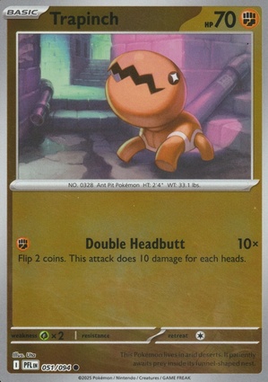 Trapinch 051 — Phantasmal Flames: Additionals (English Pokémon TCG card)