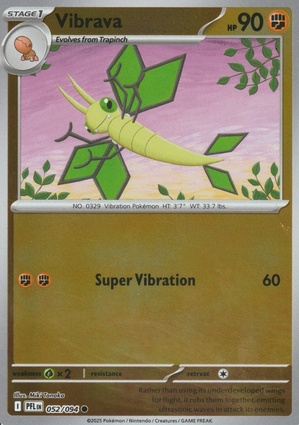 Vibrava 052 — Phantasmal Flames: Additionals (English Pokémon TCG card)