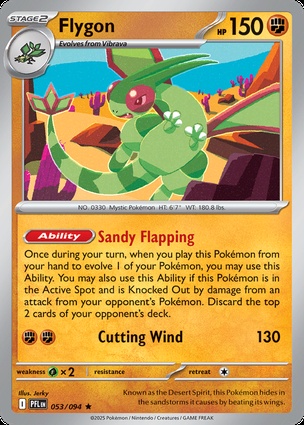 Flygon 053 — Phantasmal Flames: Additionals (English Pokémon TCG card)
