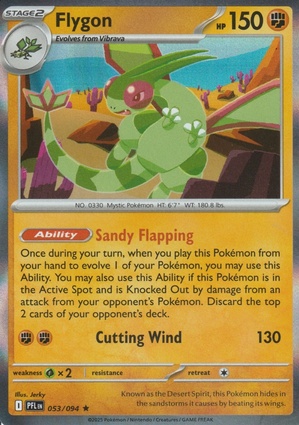 Flygon 053 — Phantasmal Flames: Additionals (English Pokémon TCG card)