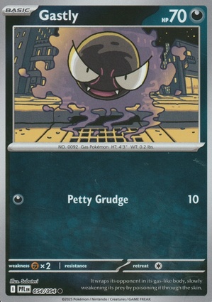 Gastly 054 — Phantasmal Flames: Additionals (English Pokémon TCG card)