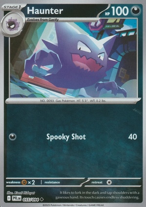 Haunter 055 — Phantasmal Flames: Additionals (English Pokémon TCG card)