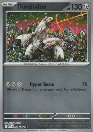 Duraludon 074 — Phantasmal Flames: Additionals (English Pokémon TCG card)