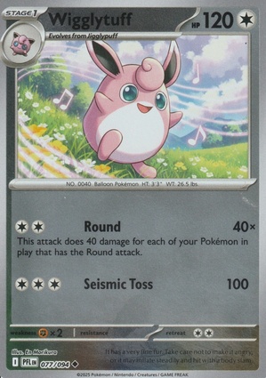 Wigglytuff 077 — Phantasmal Flames: Additionals (English Pokémon TCG card)