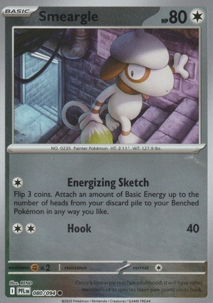 Smeargle 080 — Phantasmal Flames: Additionals (English Pokémon TCG card)