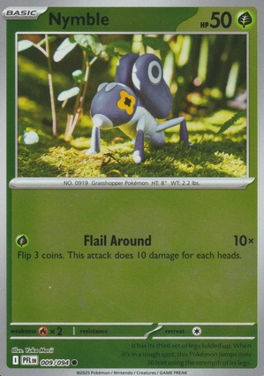 Nymble 009 — Phantasmal Flames: Additionals (English Pokémon TCG card)