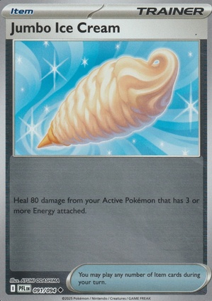 Jumbo Ice Cream 091 — Phantasmal Flames: Additionals (English Pokémon TCG card)
