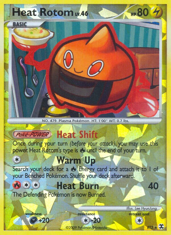 Heat Rotom RT3 — Rising Rivals (English Pokémon TCG card)