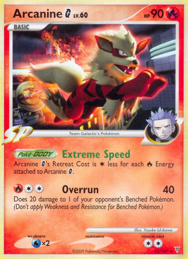 Arcanine G 015/153 — Supreme Victors (English Pokémon TCG card)