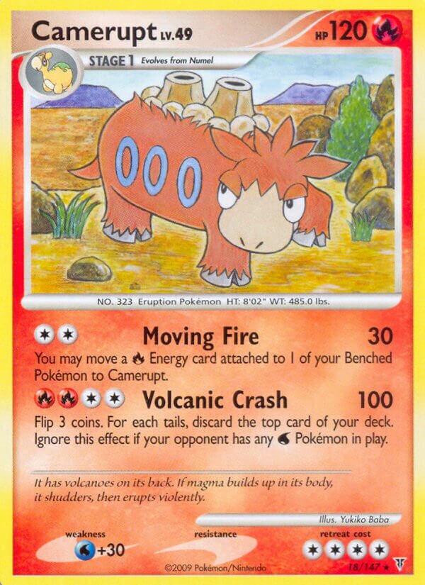 Camerupt 018/153 — Supreme Victors (English Pokémon TCG card)