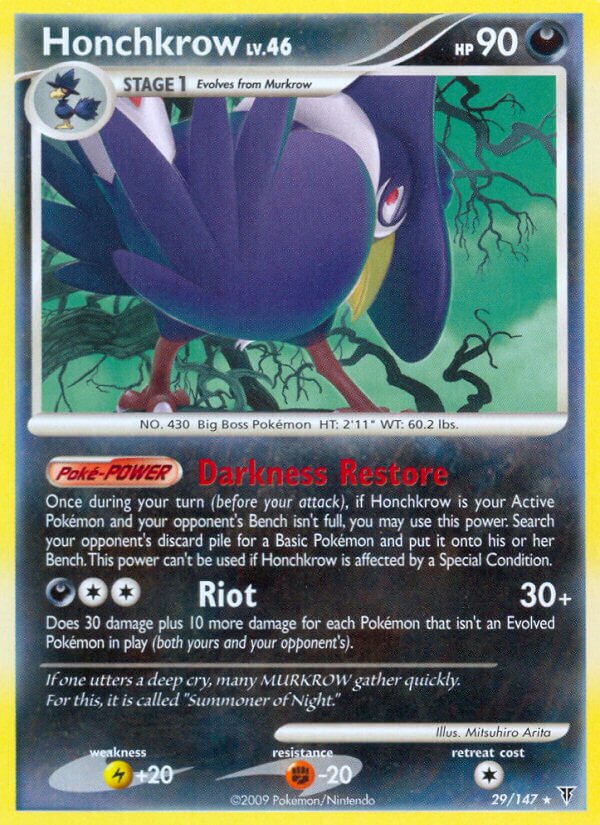 Honchkrow 029/153 — Supreme Victors (English Pokémon TCG card)