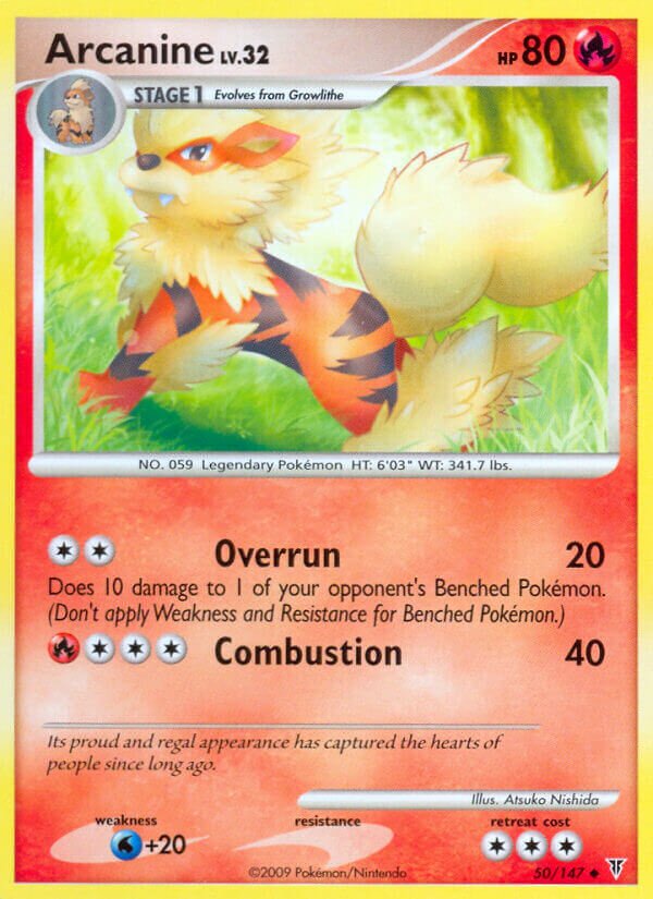 Arcanine 050/153 — Supreme Victors (English Pokémon TCG card)