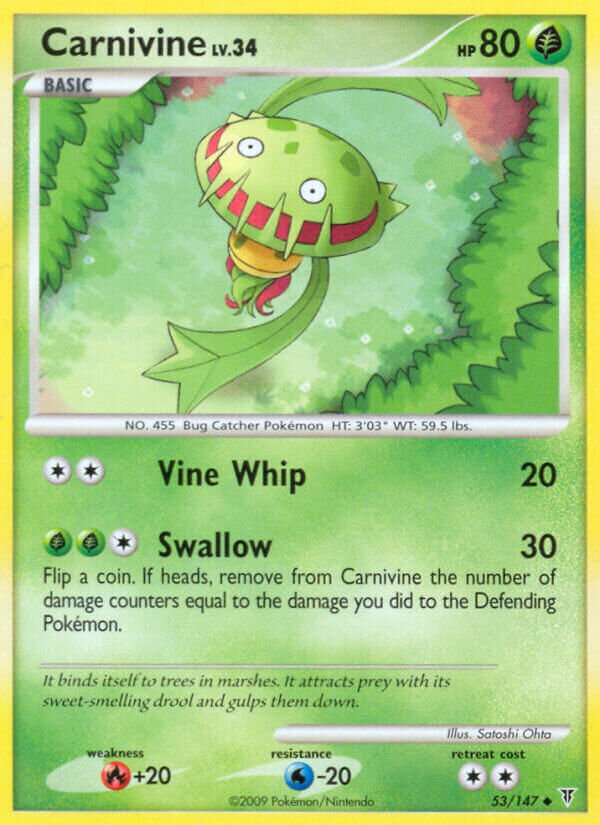 Carnivine 053/153 — Supreme Victors (English Pokémon TCG card)