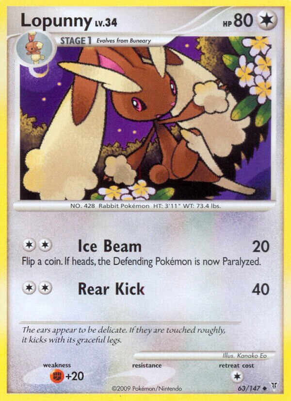 Lopunny 063/153 — Supreme Victors (English Pokémon TCG card)