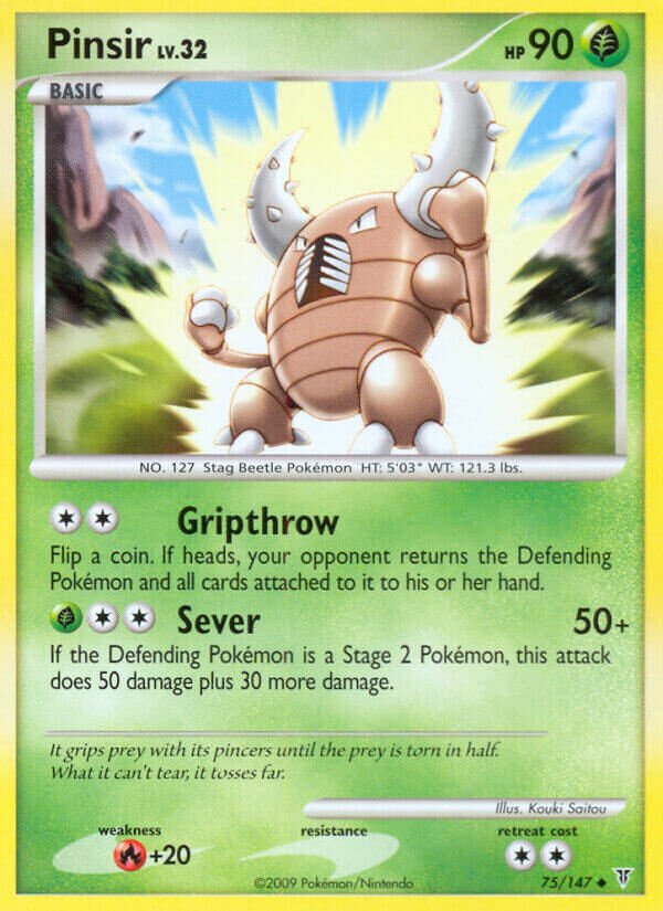 Pinsir 075/153 — Supreme Victors (English Pokémon TCG card)