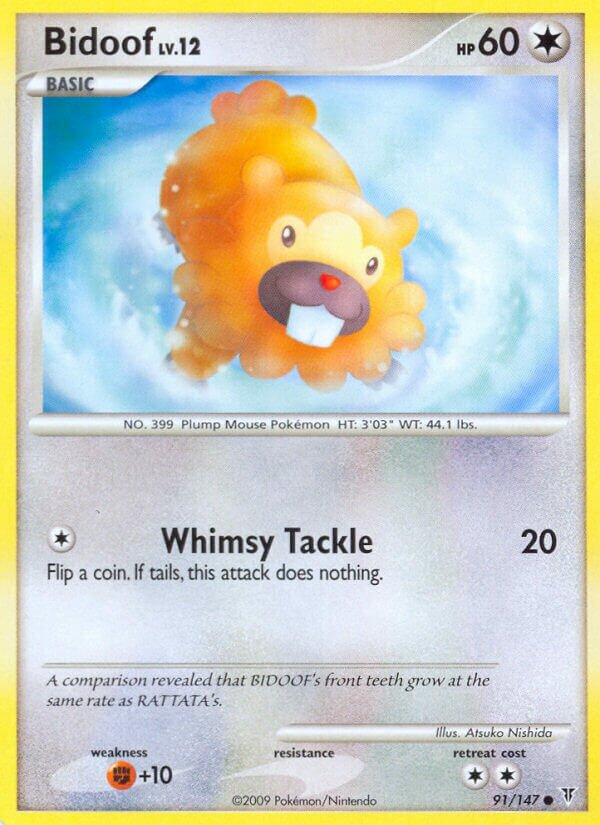 Bidoof 091/153 — Supreme Victors (English Pokémon TCG card)