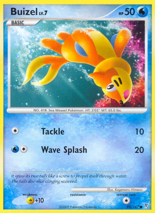Buizel 092/153 — Supreme Victors (English Pokémon TCG card)