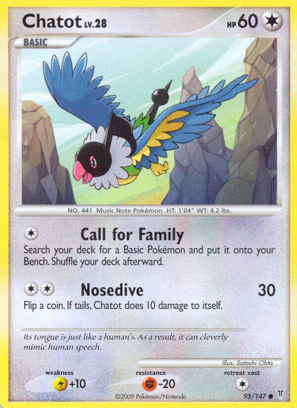 Chatot 095/153 — Supreme Victors (English Pokémon TCG card)